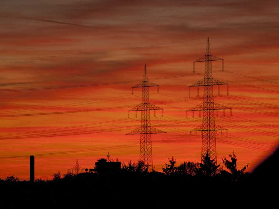 Elektrosmog durch Hochspannungsleitungen